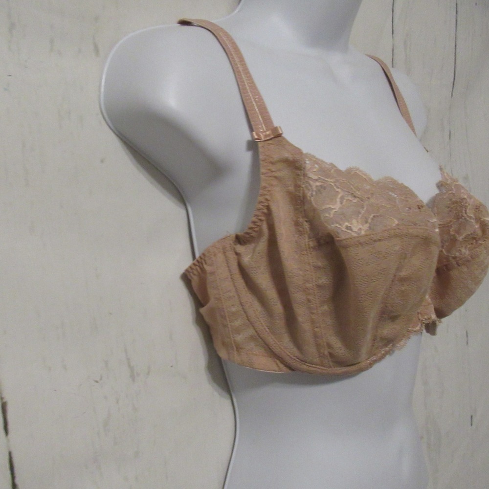 Panache Bra 38DD Beige Tan Envy Lace Underwire Back Closure - Picture 4 of 6